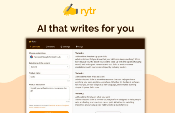 Rytr Review – The Best Ai Writer, Content generator and Writing assistant