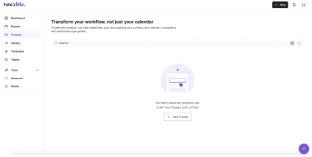 Vocable AI - new project