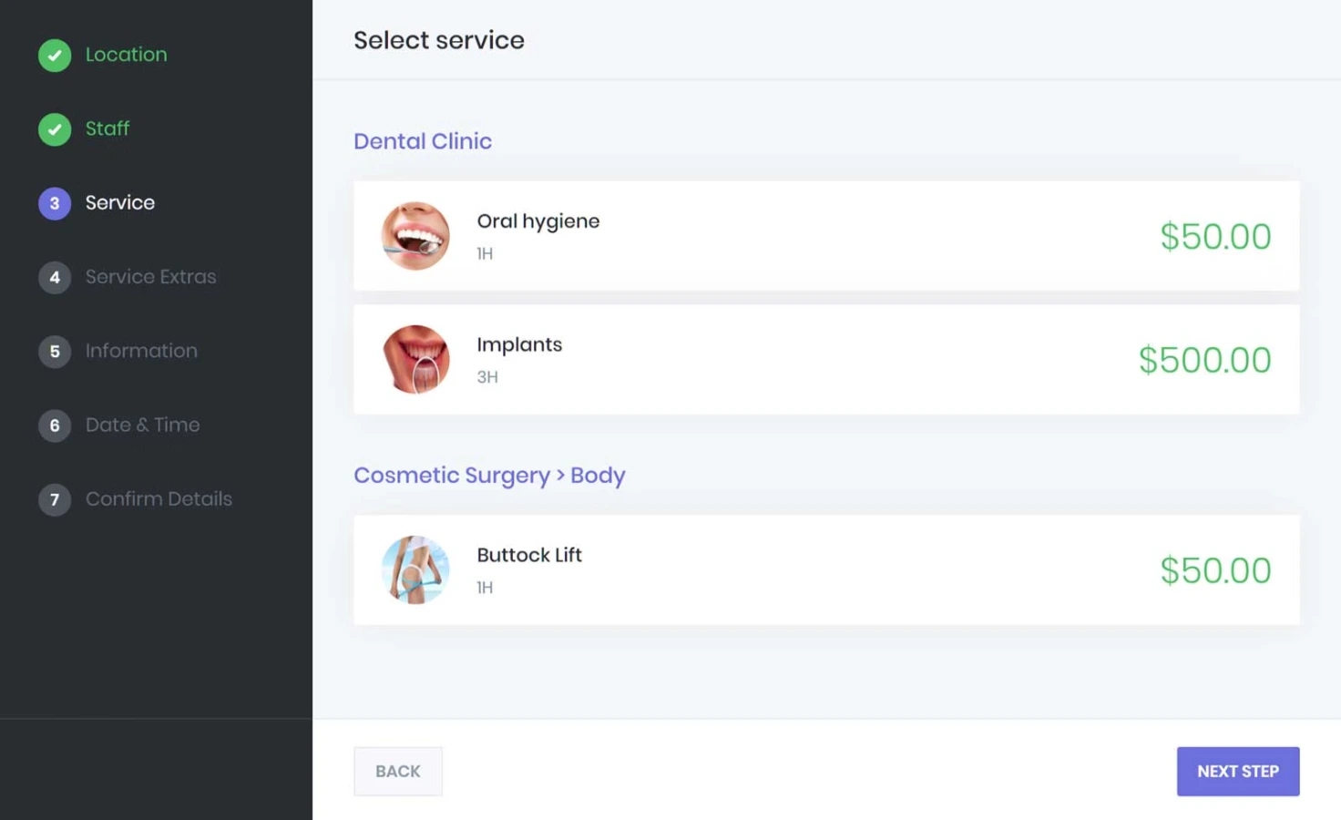 Support for Multiple Services 